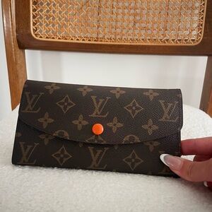 LV Emilie Wallet in Orange